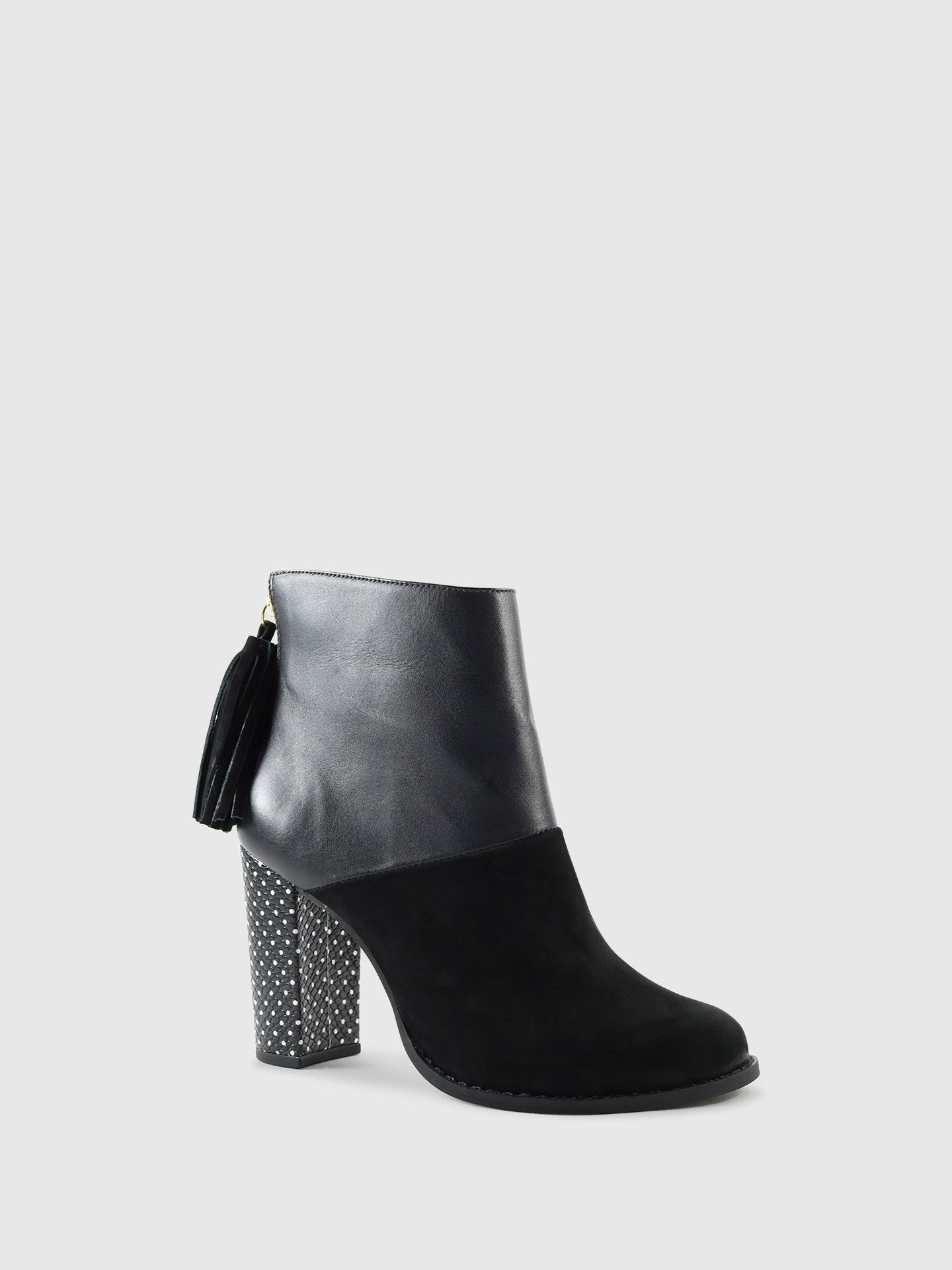 PARODI SHOES Botas com Ponta Redonda 60/9458 Preto